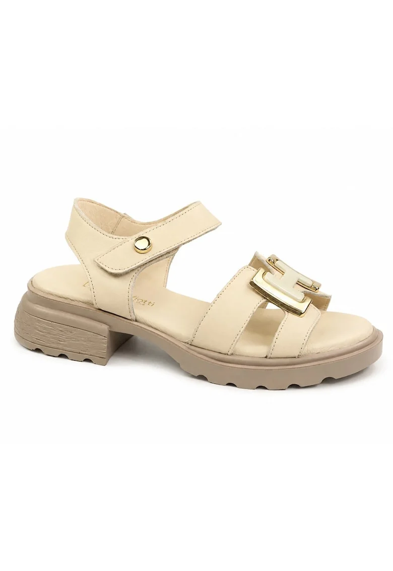 Sandale dama piele naturala D22 S640, Bej