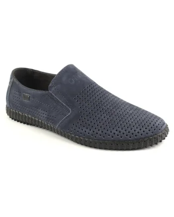 Pantofi barbati vara piele naturala 85DT80005C 42 2, Albastru