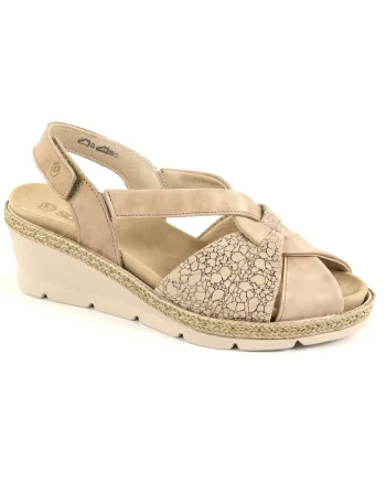 Sandale dama piele naturala SU22008VJT VENICE 03 N, Bej