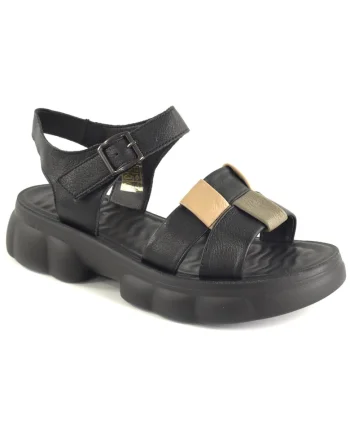 Sandale dama piele naturala J9J980009A 01 N, Negru