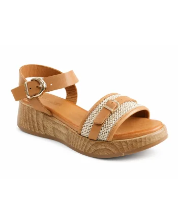 Sandale dama piele naturala D58 3015, Maro