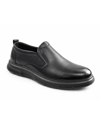 Pantofi barbati piele naturala BW25503, Negru