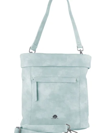 Geanta umar dama piele ecologica 26 x 24 x 11, Mad'l Dasch Lenidwqf, Verde menta, 26 x 24 x 11 cm