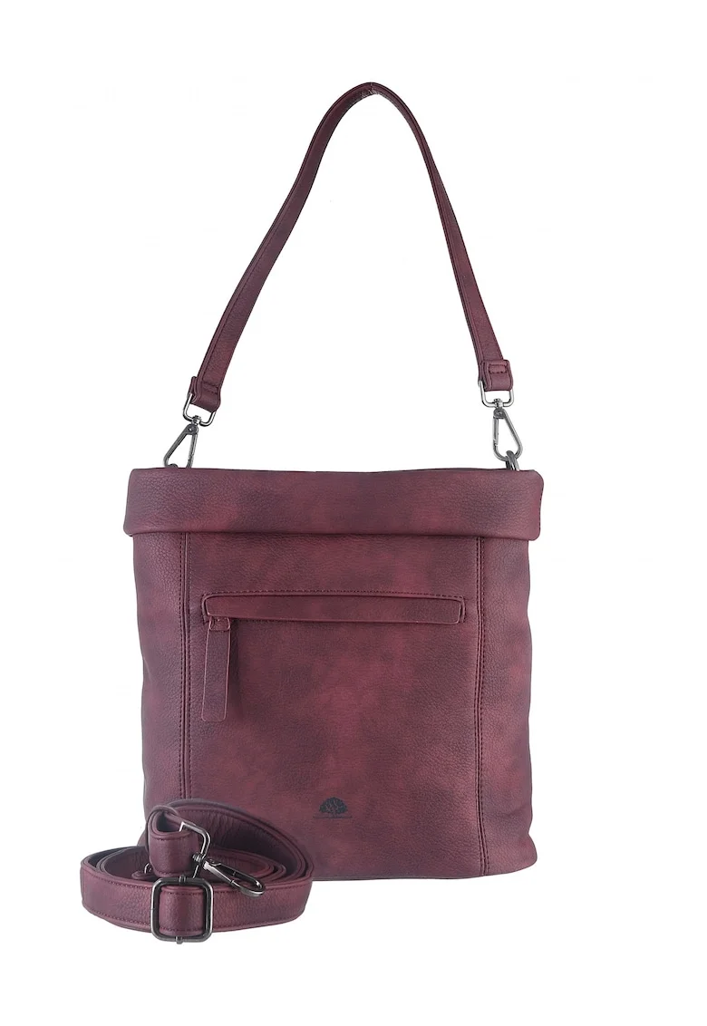 Geanta umar dama piele ecologica 28 x 28 x 11, Mad'l Dasch Kathi, Greenbudwqfwqrry, Mov, 28 x 28 x 11 CM
