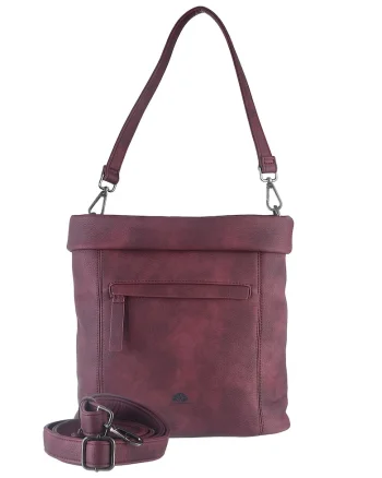 Geanta umar dama piele ecologica 28 x 28 x 11, Mad'l Dasch Kathi, Greenbudwqfwqrry, Mov, 28 x 28 x 11 CM