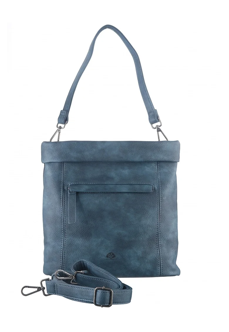 Geanta umar dama piele ecologica 28 x 28 x 11, Mad'l Dasch Kathi, Greenbudwqfwqrry, Gri petrol, 28 x 28 x 11 CM