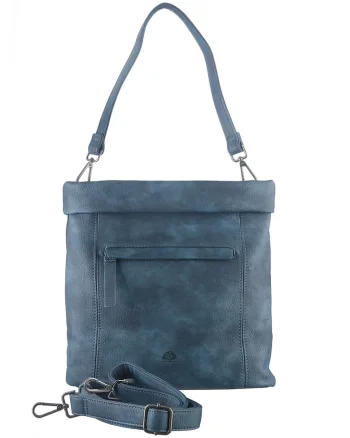Geanta umar dama piele ecologica 28 x 28 x 11, Mad'l Dasch Kathi, Greenbudwqfwqrry, Gri petrol, 28 x 28 x 11 CM