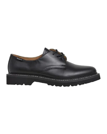 Pantofi derby din piele, Negru