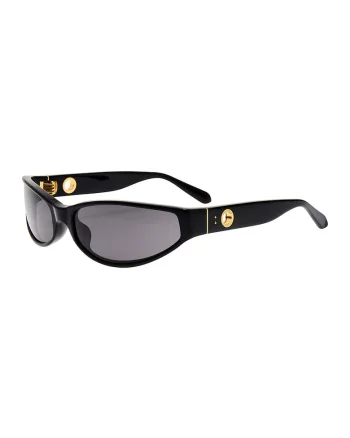 Ochelari de soare wrap unisex Etain, Auriu/Negru