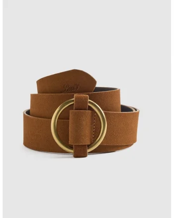 Curea de piele intoarsa, Caramel