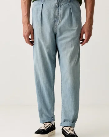 G-Star blugi relaxed fit pentru bărbați Pleated Chino Denim Relaxed Tapered