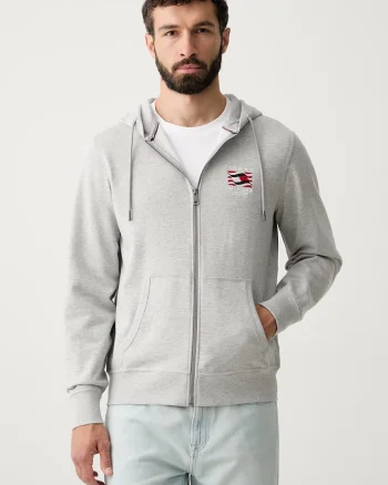 Tommy Hilfiger hanorac cu glugă pentru bărbați, din bumbac
