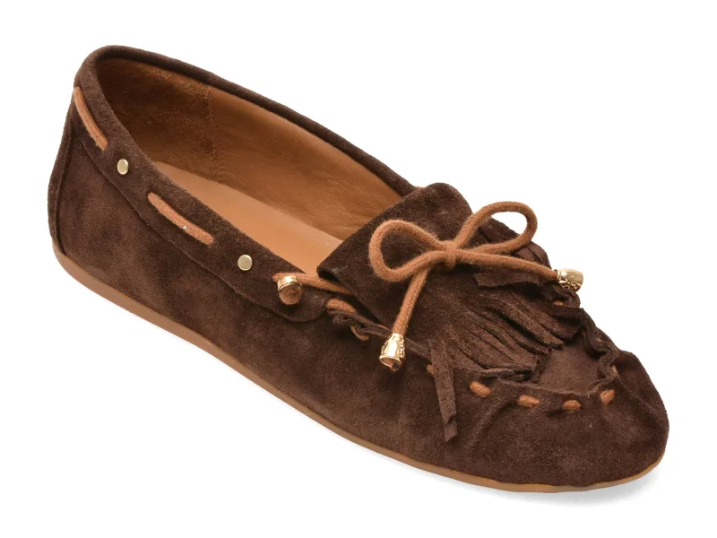 Mocasini EPICA maro, 5002508, din piele intoarsa