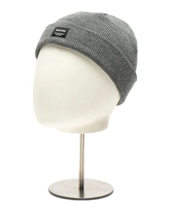 Jack&Jones, Caciula din tricot cu aplicatie logo Dna