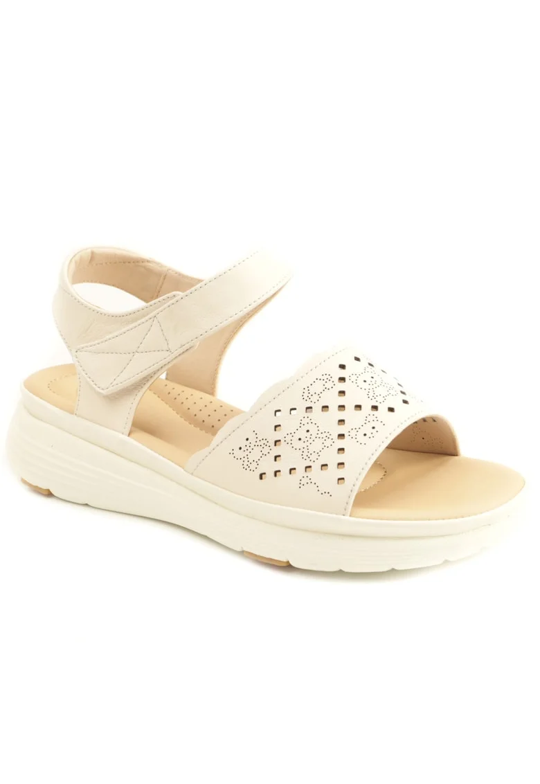 Sandale dama 90332, Bej