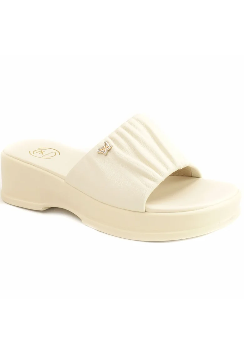 Papuci dama 49015, Bej