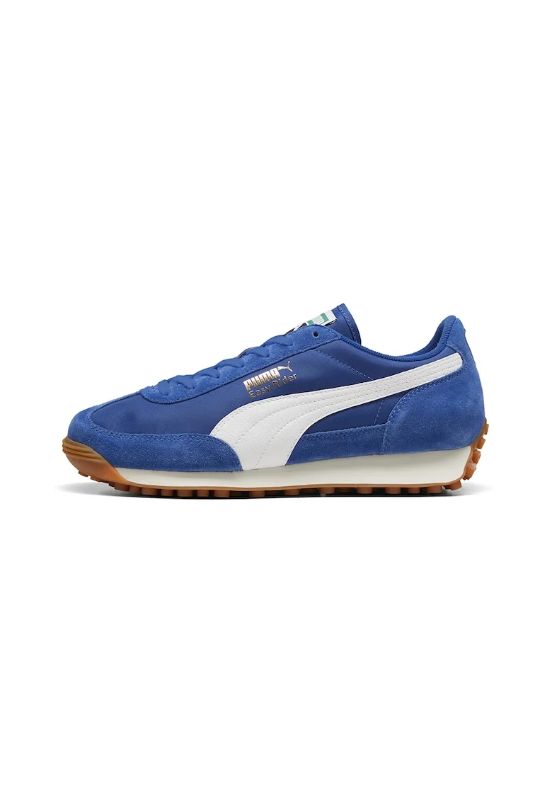 Pantofi sport cu garnituri de piele intoarsa Easy Rider Vintage, Albdwqfsq, Alb/Albastru royal