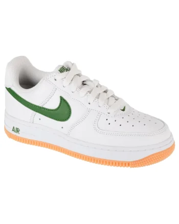 Pantofi sport barbati,  Air Force 1 Low Retro QS, piele naturala, alb, Alb