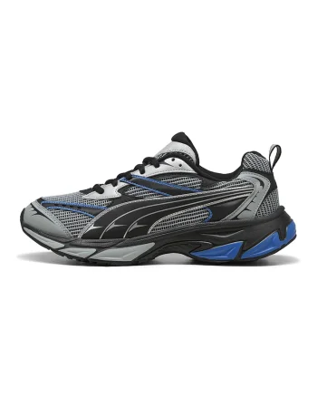 Pantofi sport cu insertii textile Morphic Athletic, Negru, sqdqGri, Albastru royal, Negru/Gri/Albastru royal