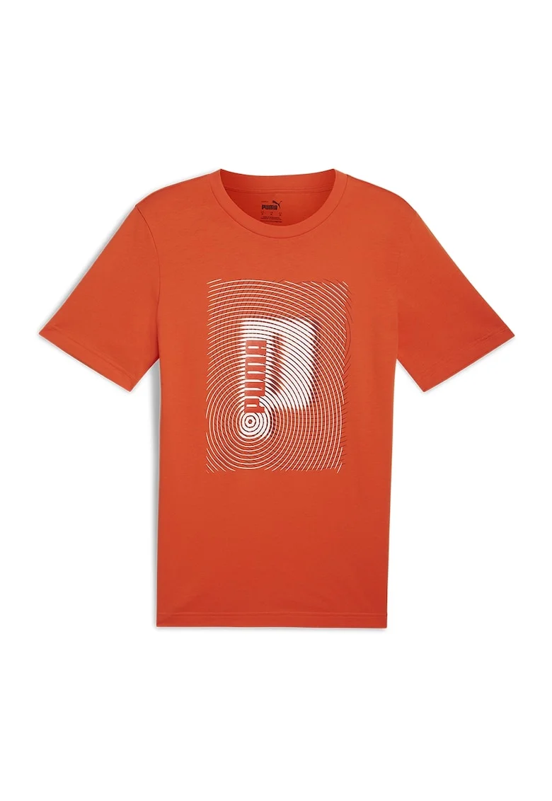 Tricou cu logo, Portocaliu mandarina