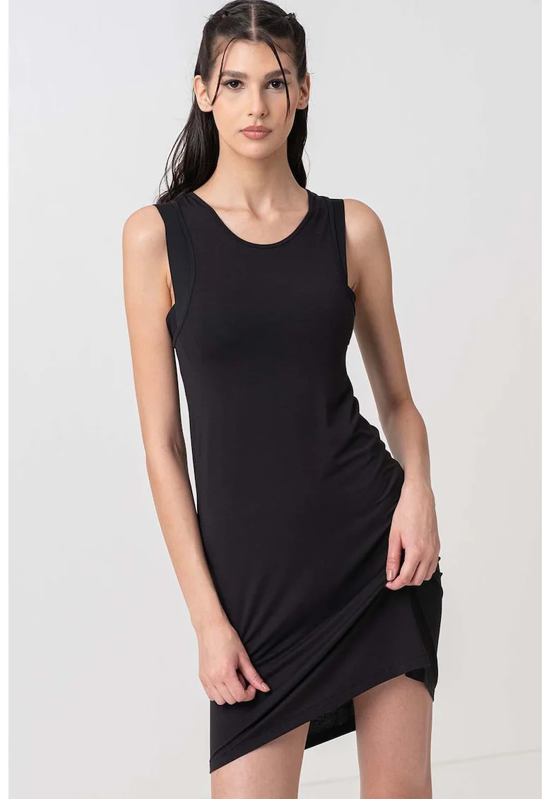Rochie din amestec de modal, Negru