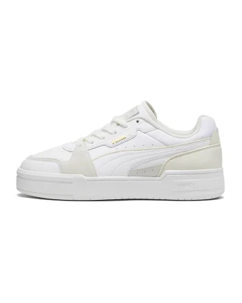 Pantofi sport cu insertii din piele intoarsa Pro Lux III, Alb fildes/Alb optic