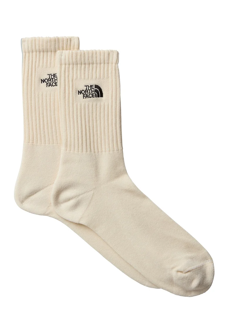 Set de sosete lungi elastice Everyday - 2 perechi, Crem