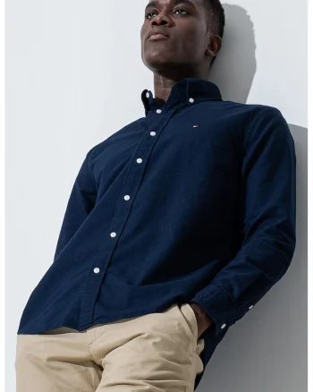 Camasa Oxford regular fit Heritage, Bleumarin