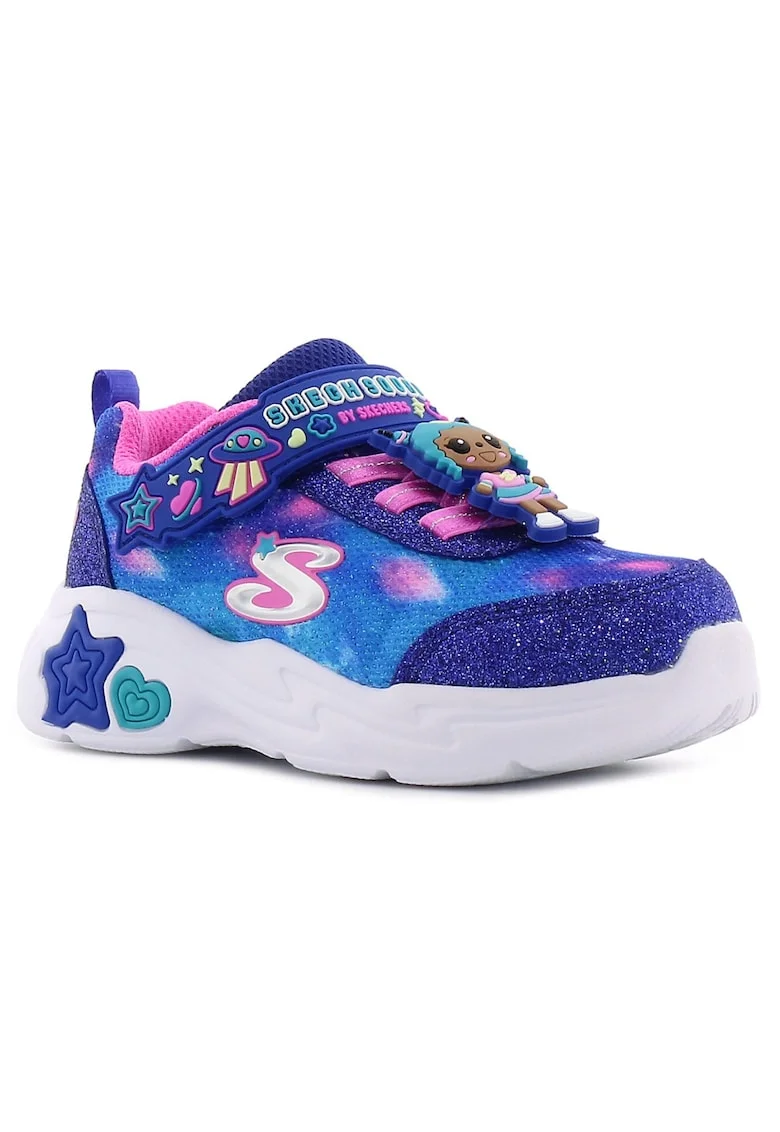 Pantofi sport pentru bebeluși  Snuggle Sneaks - Skech Squad bleumarin Mărime:, Albastru inchis