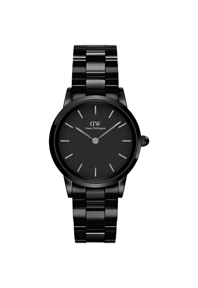 Ceas unisex,  Inox, Negru
