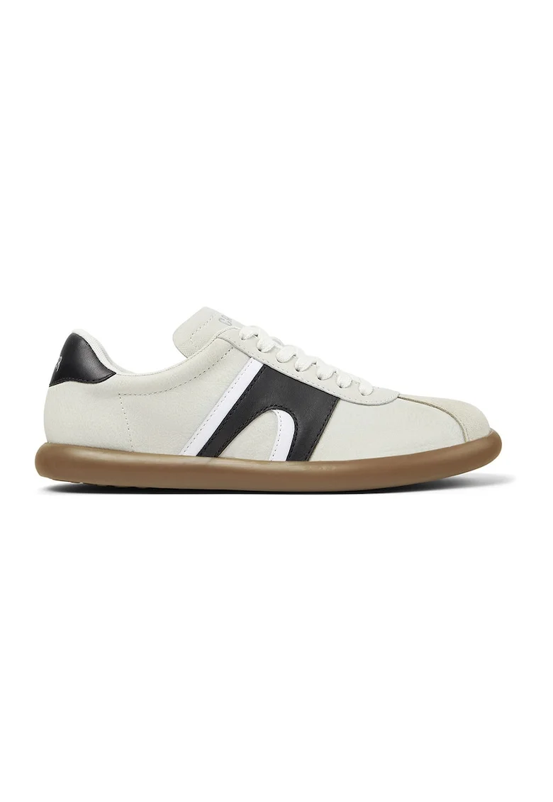 Pantofi sport de piele 27213 Pelotas Soller, Negru/Alb optic/Alb murdar