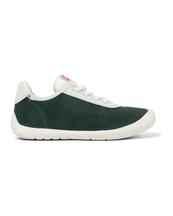 Pantofi sport cu model colorblock si garnituri din material sintetic, Roz deschis/Verde englez/Bej deschis
