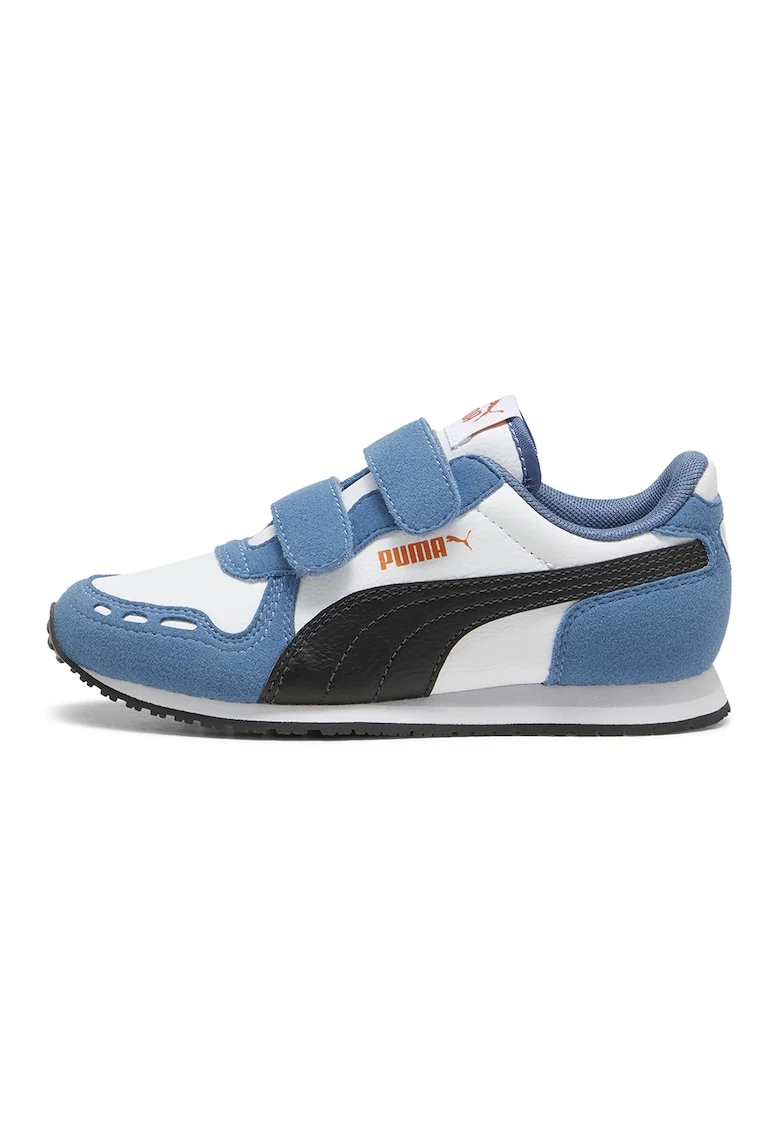 Pantofi sport cu inchidere velcro Cabana Racer SL 20, Alb/Albastru