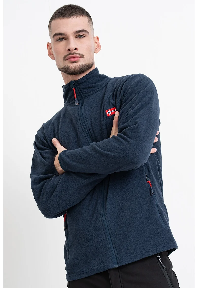 Bluza de trening slim fit cu fermoar Ulysse