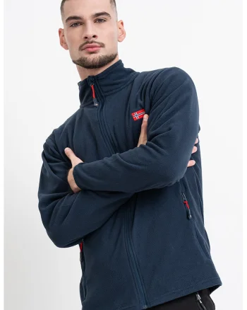 Bluza de trening slim fit cu fermoar Ulysse