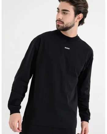 Bluza de trening cu decolteu la baza gatului Daposo