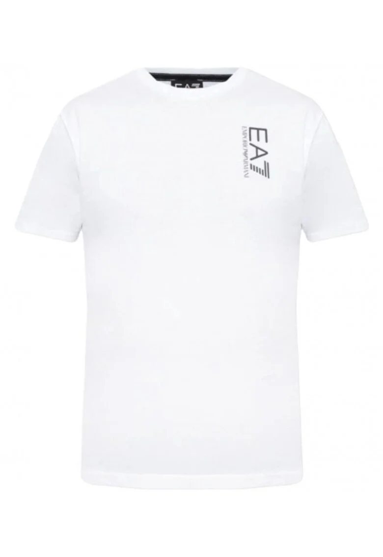 Tricou barbati,  Emporio Armani, Bumbac, Alb, Gri