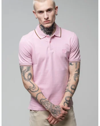 Tricou polo cu logo brodat