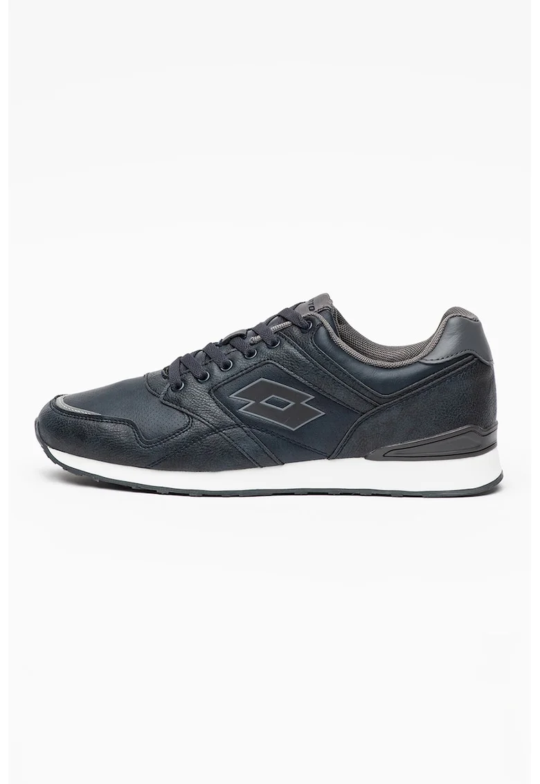 Pantofi sport de piele ecologica Viktor, Bleumarin