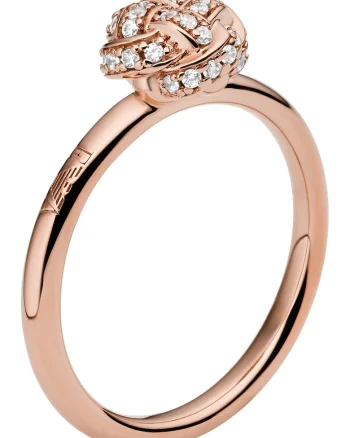 Inel de argint decorat cu zirconia
