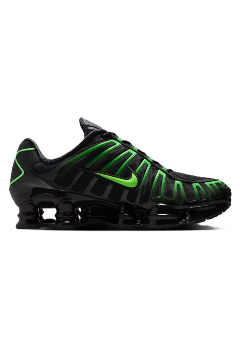 Pantofi sport barbati  NIKE SHOX TL, Sintetic, Negru,