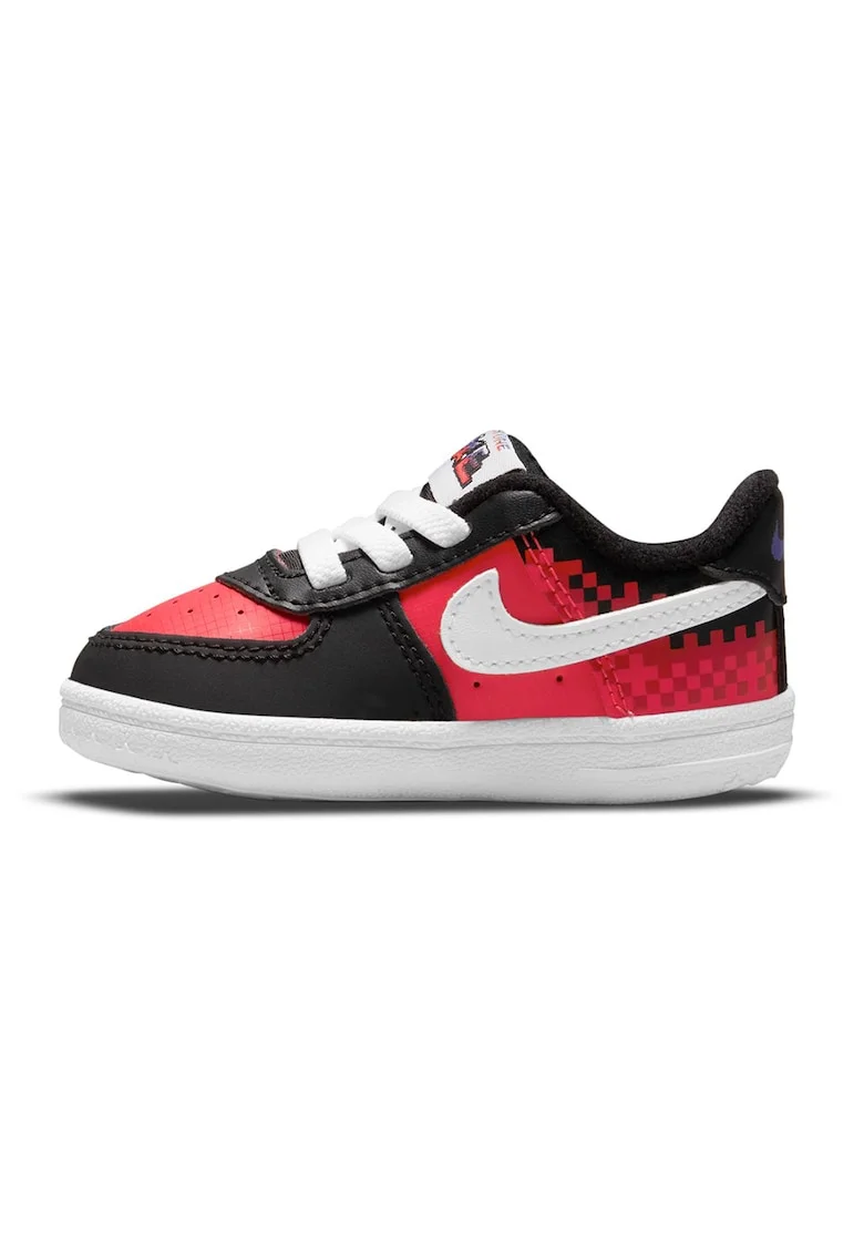 Pantofi sport de piele si piele ecologica Force 1 Crib SE