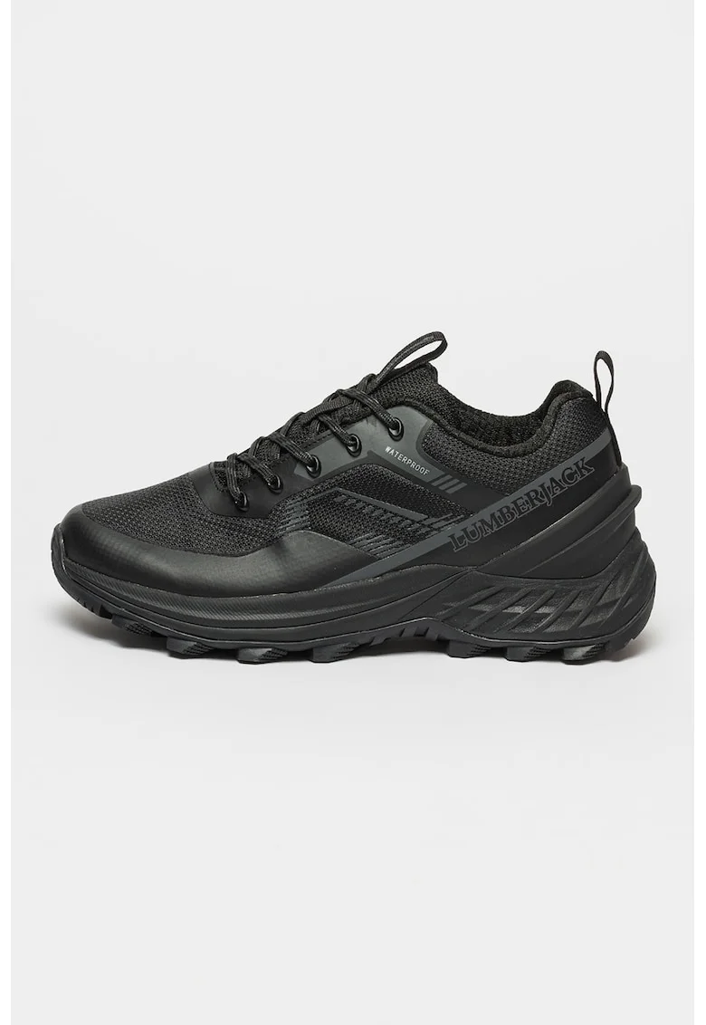 Pantofi sport impermeabili Poryna, Negru/Gri inchis