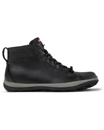 Ghete din piele Peu Pista GM 1215, Negru/Gri deschis
