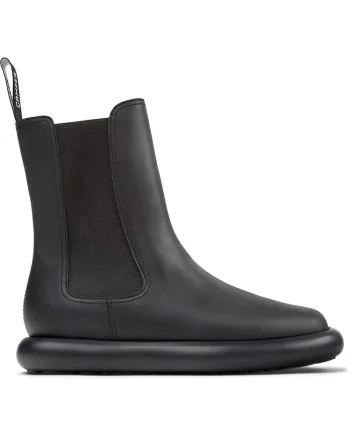 Ghete Chelsea de piele Onda 51791, Negru stins