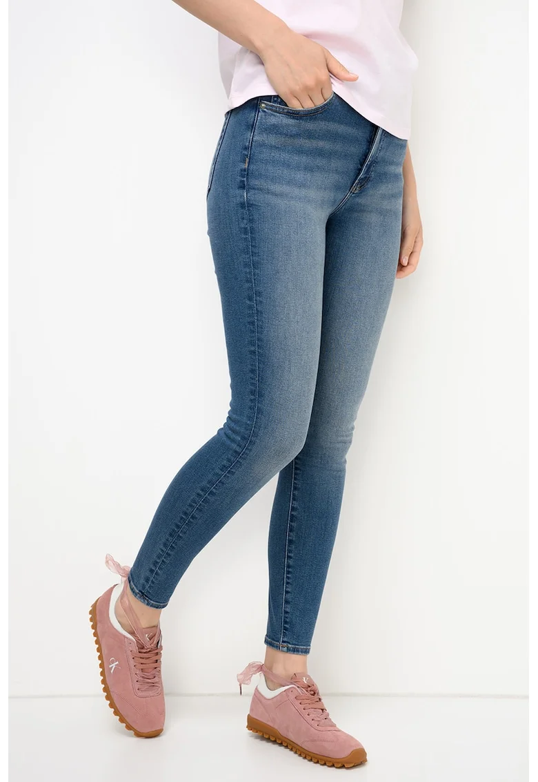 Blugi slim-fit, Albastru inchis