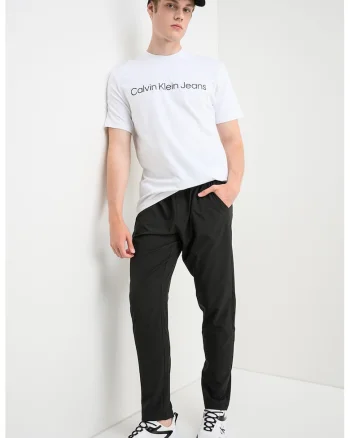 Tricou cu imprimeu logo, Alb