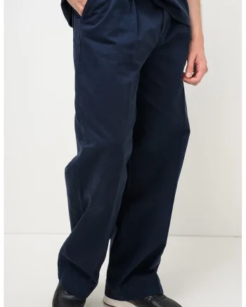 Pantaloni tailored-fit cu talie medie, Albastru ultramarin