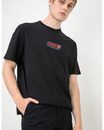Tricou regular-fit cu logo, Rosu/Negru