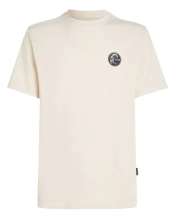 Tricou barbatesc  O'Riginals, grafic anii '70, regular fit, bej, bumbac,